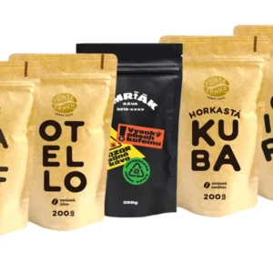 Caffè Golden Bean - Meet 5 caffè per espresso molto amaro 1000g (Hamlet, Othello, Grim Reaper, Cuba, Oliver) Macinazione - macinazione su moku - kotogo, filtro, aeropre