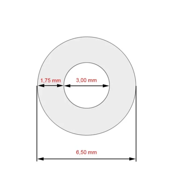 Tubo in silicone con tessuto 255 mm per macchine da caffè DeLonghi