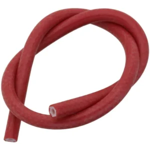 Tubo in silicone tessile 390 mm in rosso per macchine da caffè Nivona