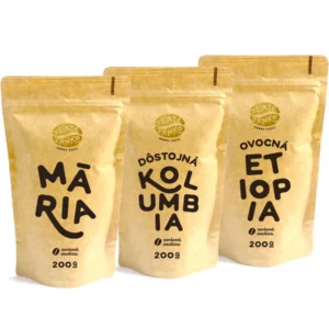 Caffè Zlate Zrnko - Conoscere 3 caffè filtro 600g (Maria, Colombia, Etiopia) ZRNKOVÁ
